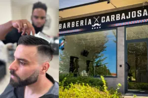 Fachada barbería Carbajosa