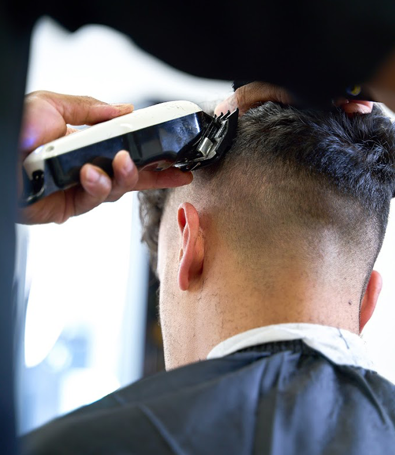 Corte de pelo con máquina