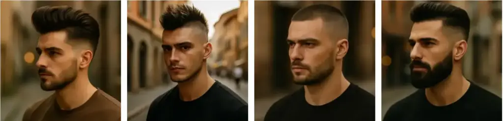 Diferentes cortes en tendencia en las barberías de moda