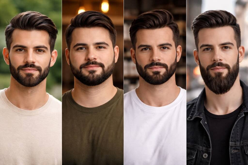 Tipos de rostro de hombre